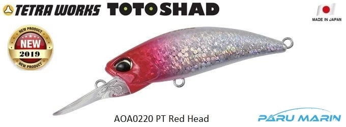 Tetra Works Toto Shad 48s Aoa0220 / Pt Red Head