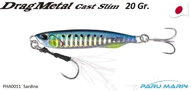 Duo Drag Metal Cast Slim Jig 20gr. Pha0011 / Sardine