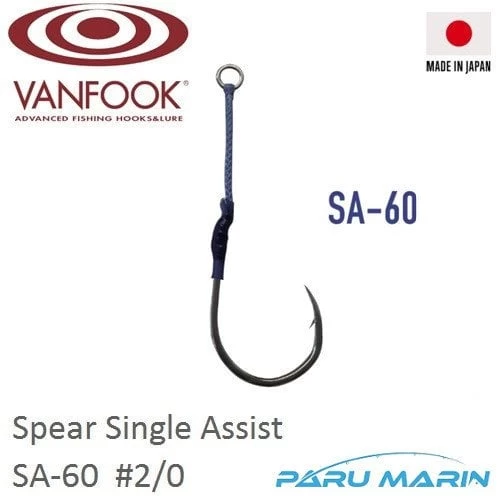 Vanfook Spear Tekli Assist İğne Sa-60  #2/0 3 Adet