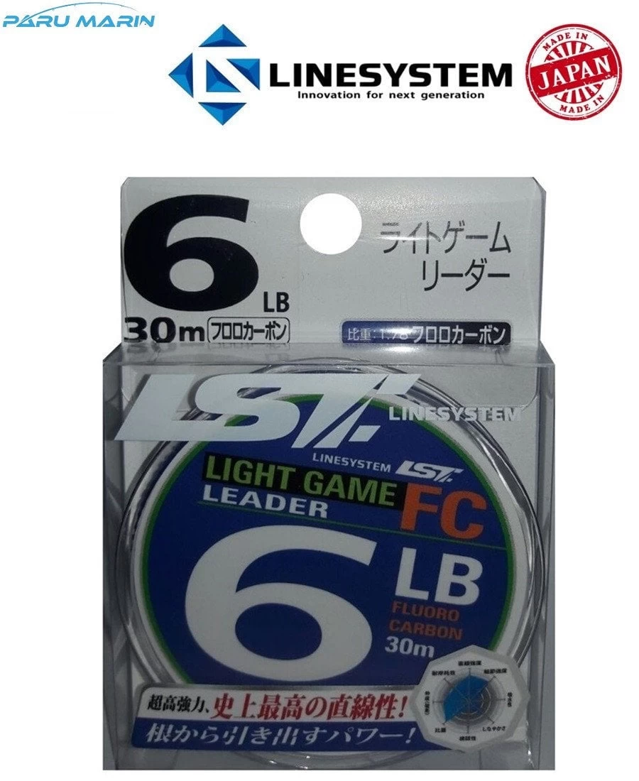 Linesystem Light Game Leader Fc 6 Lb.   0,20mm.  6lb.  2,75kg. 30mt.