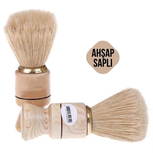 Modacar Faux Ahşap Saplı Tıraş Fırçası