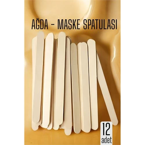Ağda Spatulası Küçük Boy 12 Adet 
