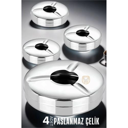 Modacar 4 Lü Set Çelik Küllük Vercher Design