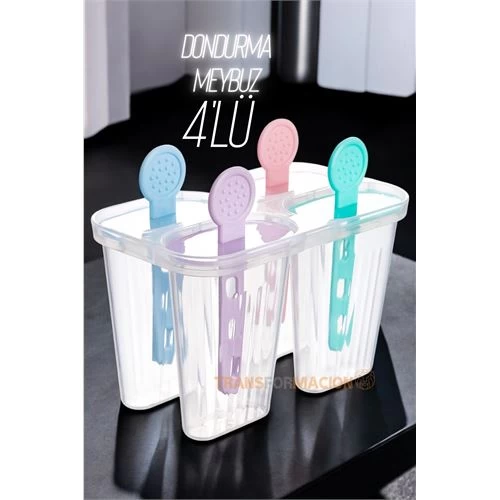 Modacar 4 Lü Dondurma Kalıbı Meybuz Kalıbı