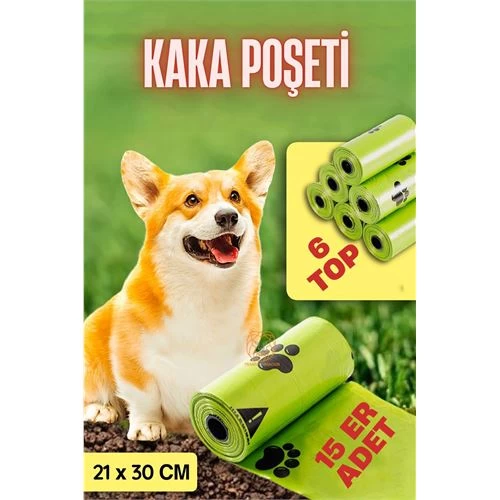 Modacar Köpek  Kaka Poşeti 90 Adet Köpek Dışkı Poşeti