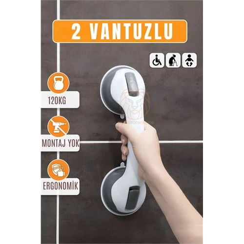 Modacar Banyo Duş Yardımcı Vantuzlu Tutacak Yardımcı Anne