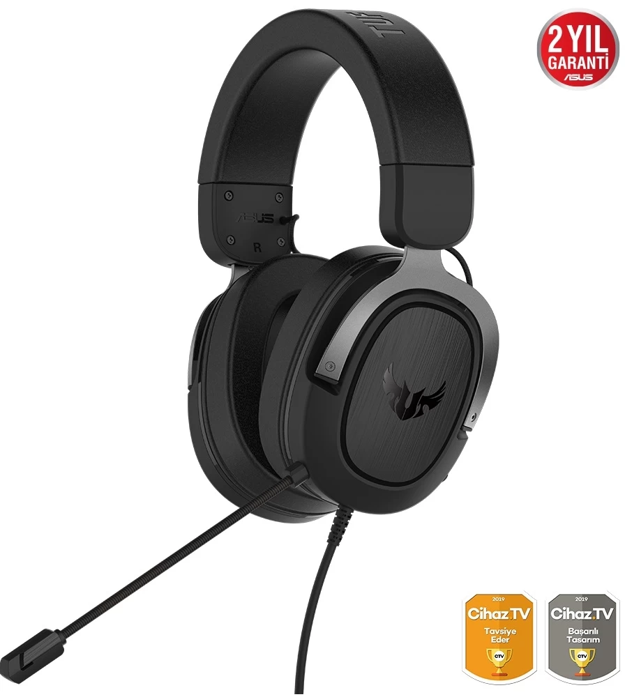 Asus Tuf Gaming H3 Gun Metal 7.1 3.5mm Kulaklik