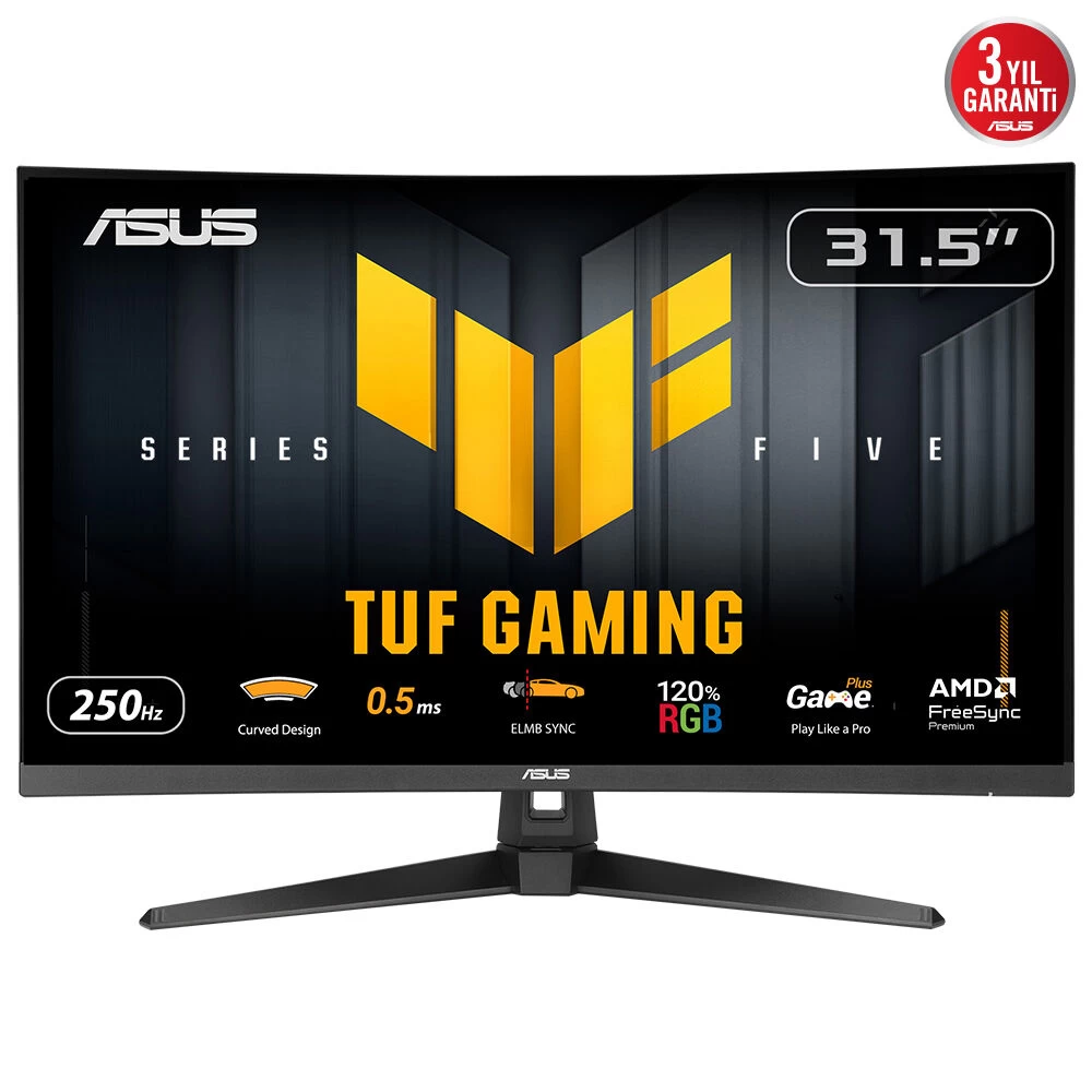 31.5 Asus Tuf Gaming Vg32vqm5b 250hz 0.5ms Monitor