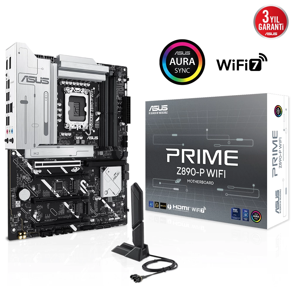 Asus Prime Z890-p Wifi Ddr5 4xm2 Usb3.2 Rgb Lan Atx