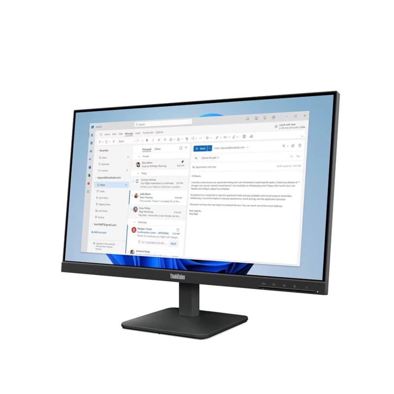 23.8 Lenovo Thinkvision S24-4e 64b5kat1tk Fhd Ips