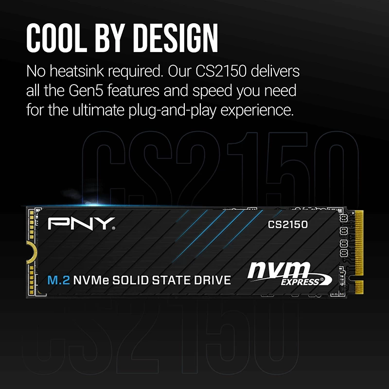 Pny Cs2150 1tb 10200/8300 Mb/s M.2 Nvme Ssd (m280cs2150-1tb-tb)