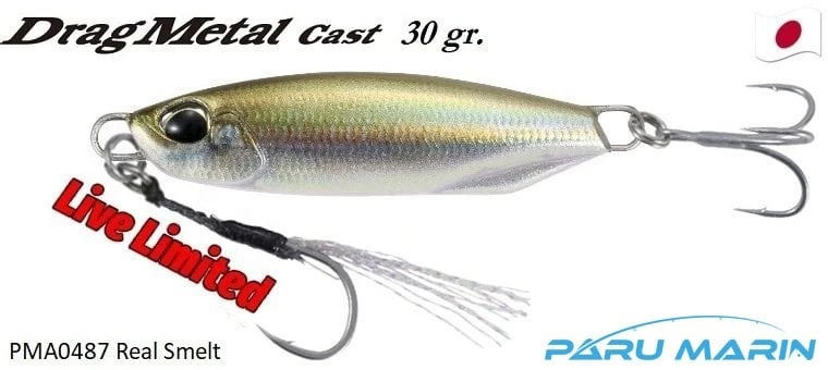 Duo Drag Metal Cast Jig 30gr. Pma0487 Real Smelt