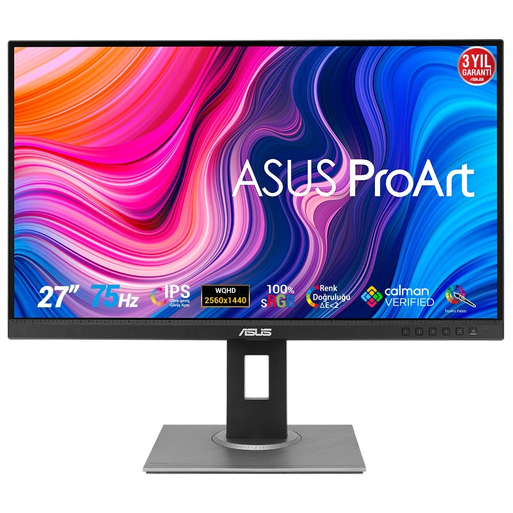 27 Asus Proart Pa278qv Ips Wqhd 5ms Dvi-d Hdmi Mdp