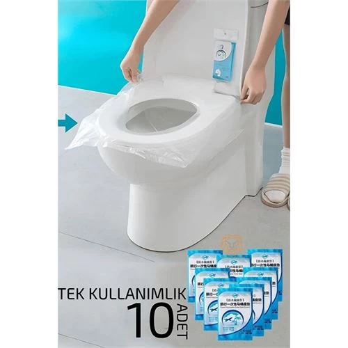 Modacar Klozet Kapağı Kılıfı Hijyenik Tek Kullanımlık 10 Adet
