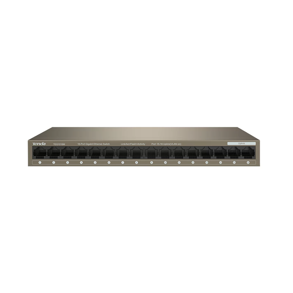 Tenda Teg1016m 16port 10/100/1000 Gigabit Switch