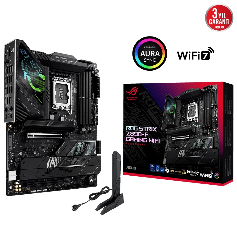 Asus Rog Strix Z890-f Gaming Wifi Ddr5 5xm2 Usb3.2 Rgb Lan Atx