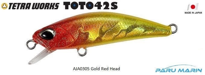 Tetra Works Toto 42s Aja0305 / Gold Red Head