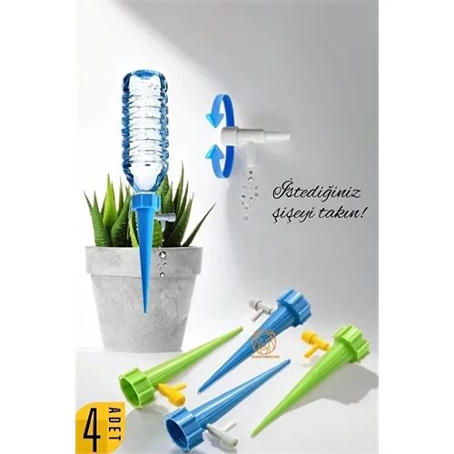 Çiçek Damlama Sulama Aparatı 4 Adet 