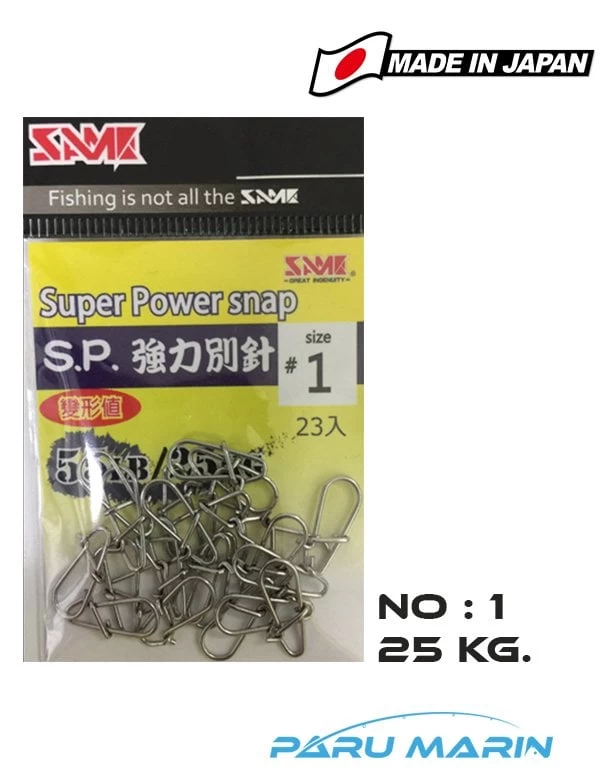 Same Super Snap Klips No:1 - 25 Kg.