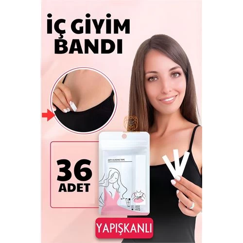 Modacar İç Giyim Bandı Çift Taraflı Yapışkanlı Su Geçirmez 36 Adet