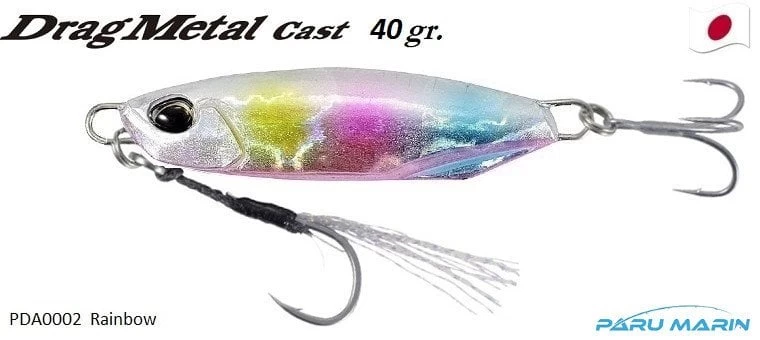 Duo Drag Metal Cast Jig 40gr. Pda0002 / Rainbow