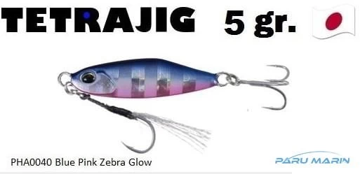 Duo Tetra Works Tetrajig 5gr. Pha0040 / Blue Pink Zebra Glow
