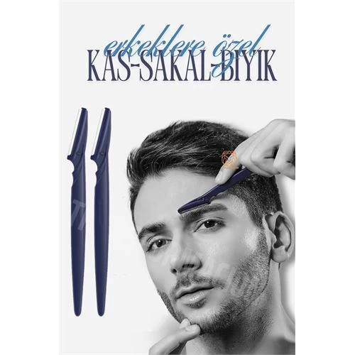 Modacar Erkek Kaş Şekillendirme Tüy Alma Jileti 2 Adet