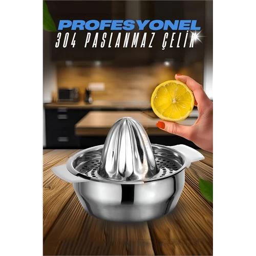 Modacar Limon Sıkacağı 304 Paslanmaz Çelik Meyve Sıkacağı  Profesyonel
