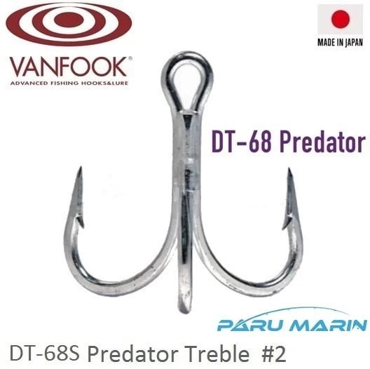 Vanfook 3lü İğne Silver Dt-68s  #2