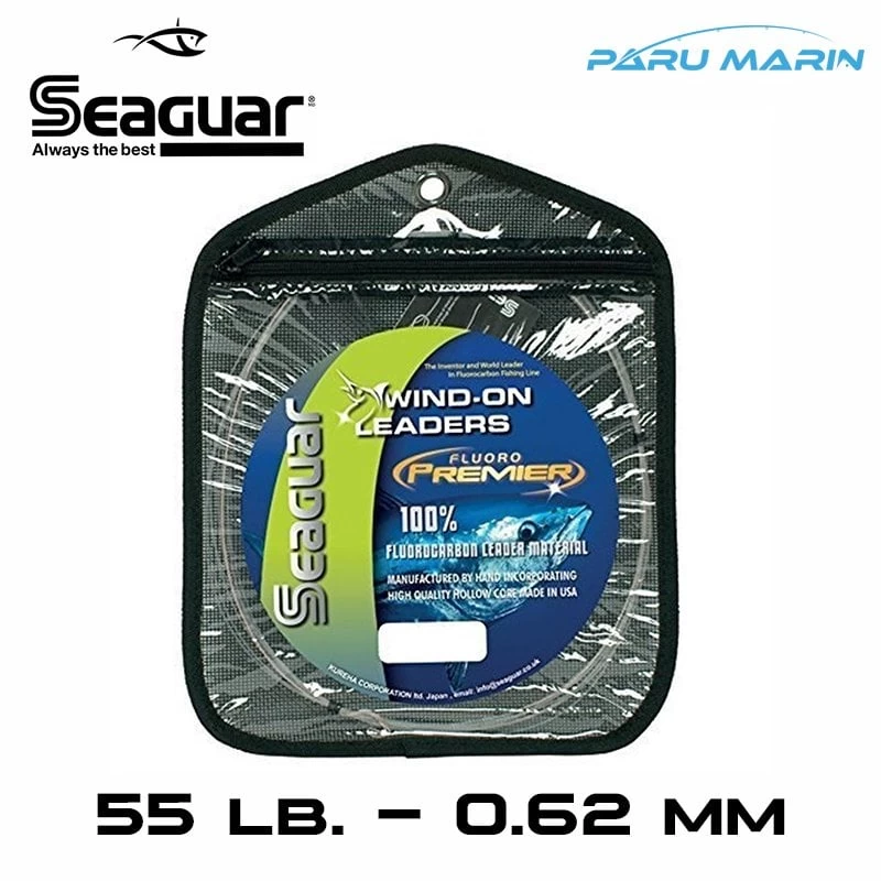 Seaguar Wind On Lider Misina, 55lb. 0.62mm, 7.62mt.