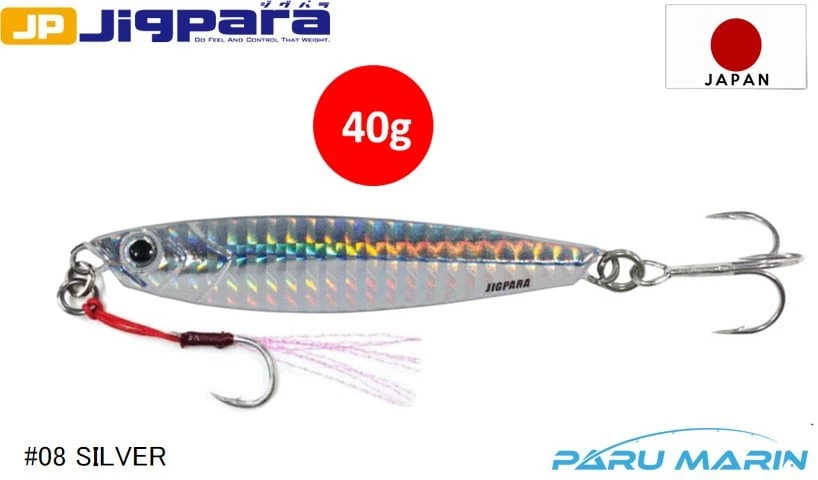 Major Craft Jigpara Short Jps-40gr #08 Silver