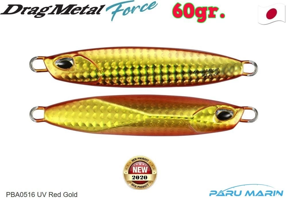 Duo Drag Metal Force Jig 60gr. Pba0516 Uv Red Gold