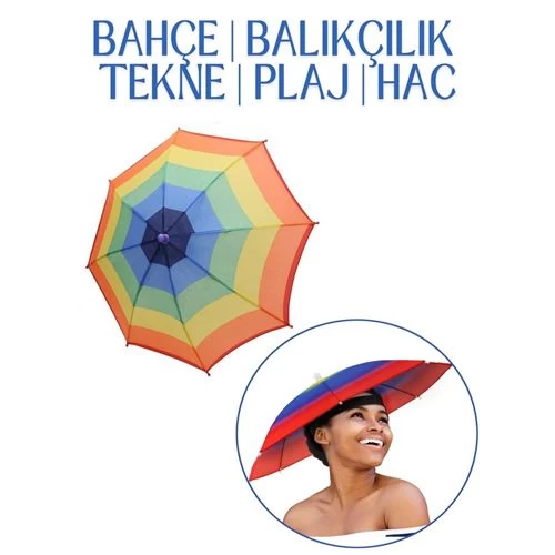 Modacar Relax Eller Serbest 4 Mevsim Kafa Şemsiyesi