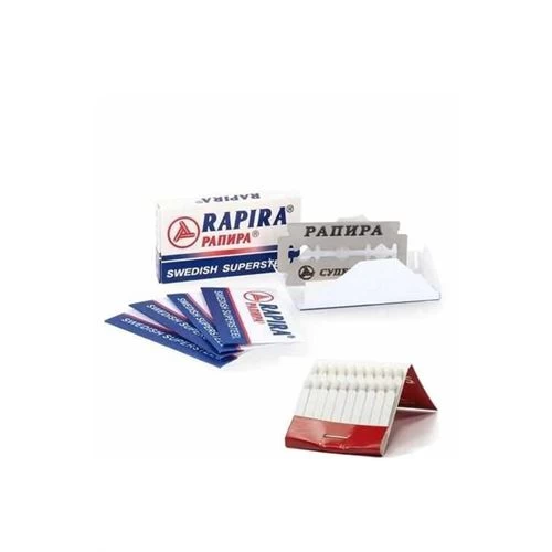 Modacar Rapira Platinum 10 Adet Tıraş Jileti Kantaşı Seti