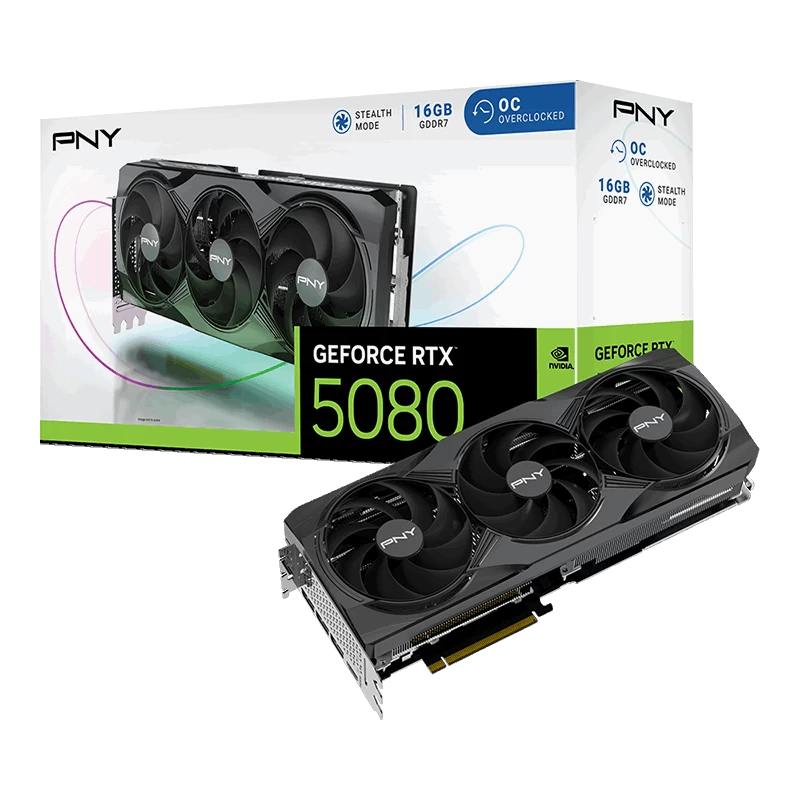 Pny Rtx 5080 16gb Gddr7 256bit (vcg508016tfxpb1-o)