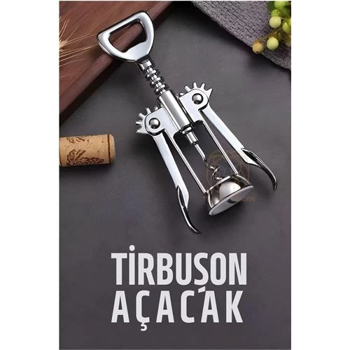 Modacar Tirbuşon Şarap Açacağı Ve Şişe Açacağı