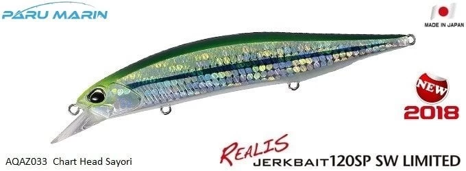 Duo Realis Jerkbait 120sp Sw Aqaz033 / Chart Head Sayori