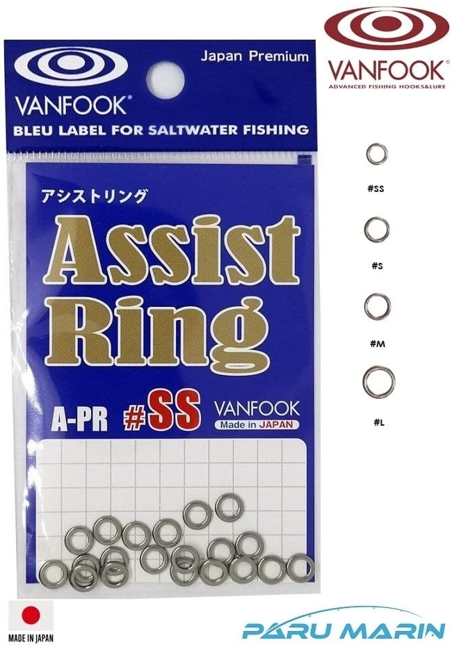 Vanfook A-pr Solid Assist Ring #ss 4mm