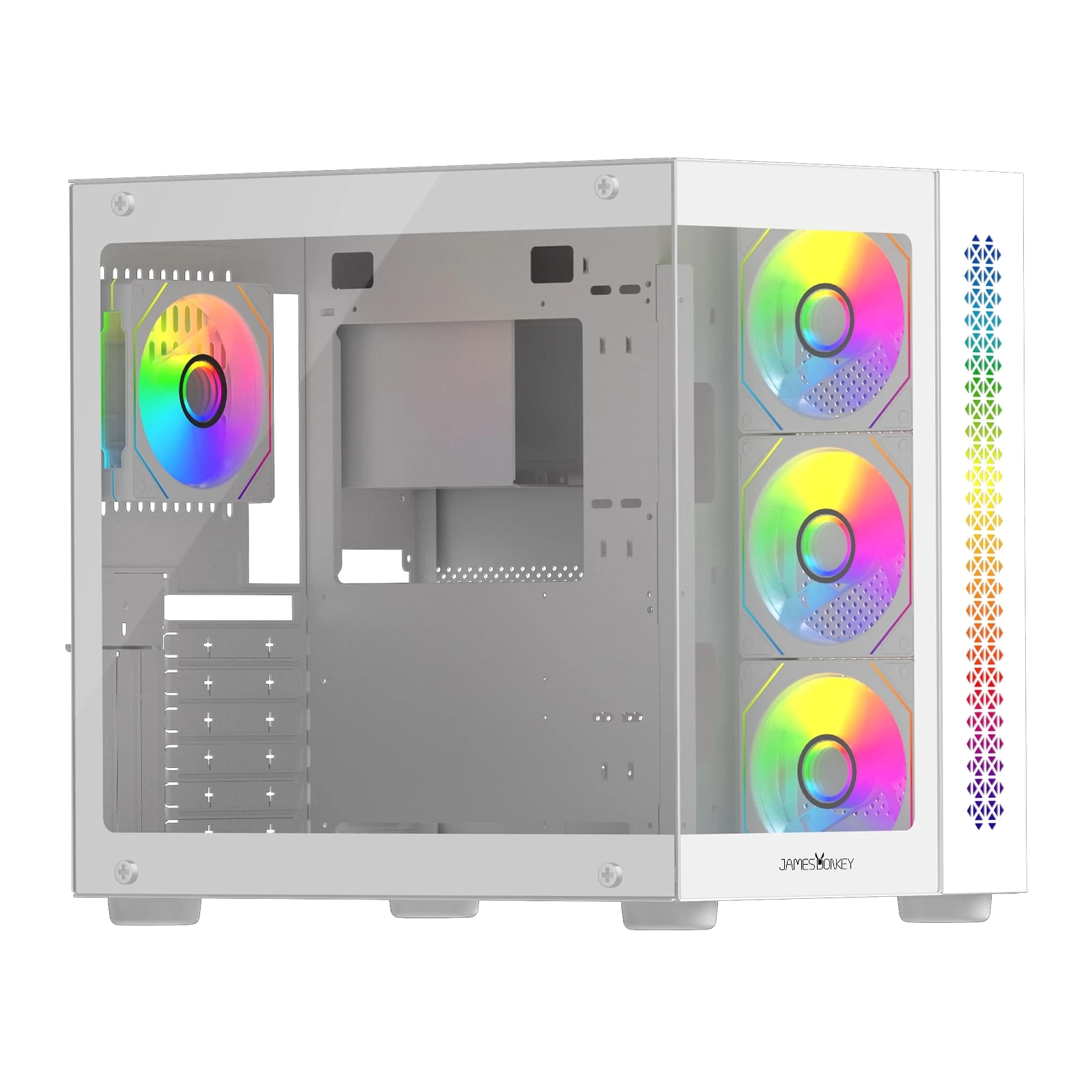 James Donkey Stark S800 4x Argb White Kasa 750w