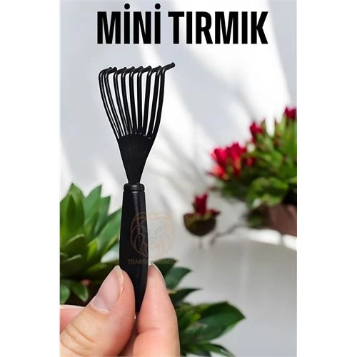 Modacar Çiçek Toprağı Temizleme Tırmığı Mini Tırmık