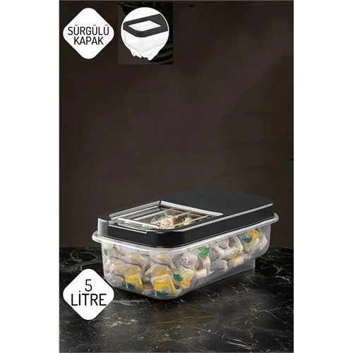 Modacar Reagan Tablet Ve Deterjan Saklama Kutusu 5 Lt Antrasİt