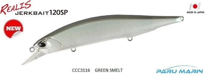 Duo Realis Jerkbait 120sp Ccc3116 / Green Smelt