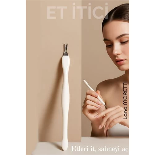 Tırnak Eti İtici Ve Tırnak Et Kesici - Metal Uçlu, 