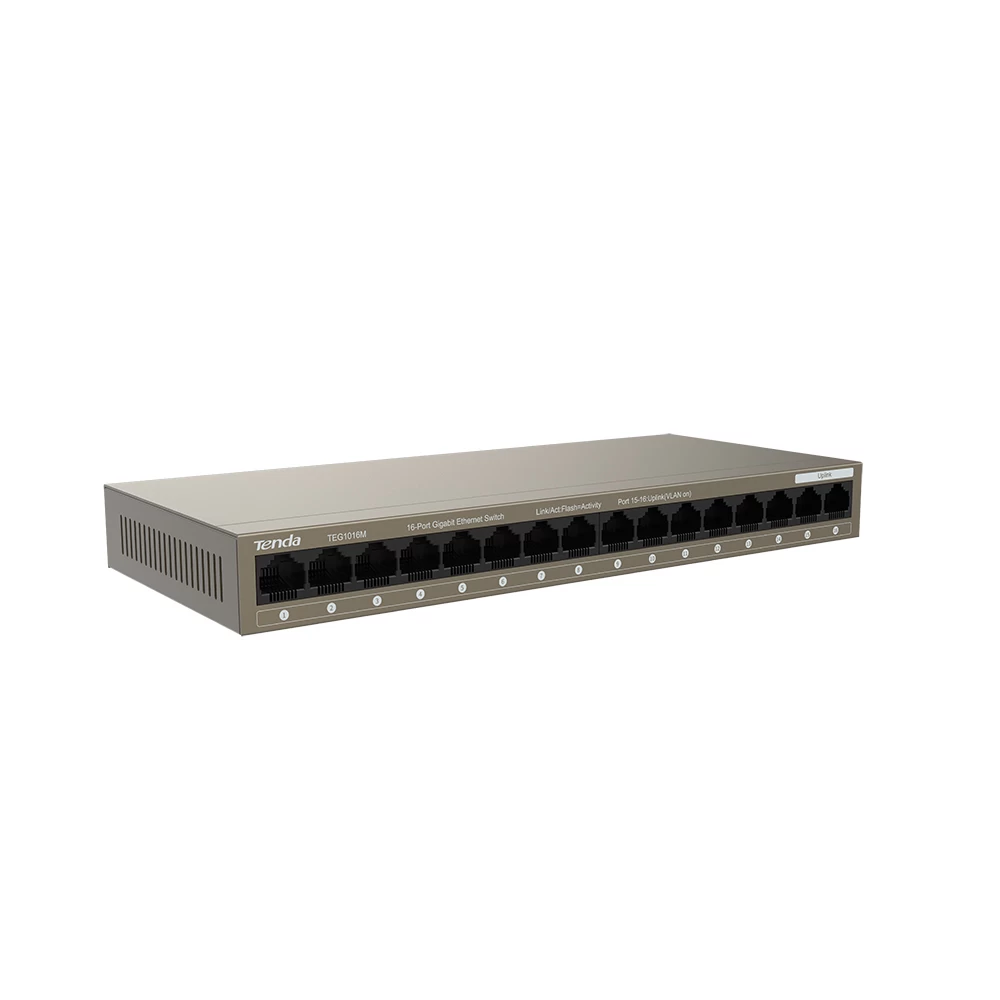 Tenda Teg1016m 16port 10/100/1000 Gigabit Switch