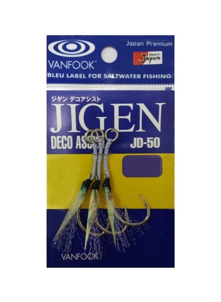 Vanfook Jigen Tekli Assist İğne Jd-50 3 Adet  # 3/0