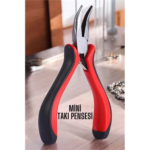Modacar Profesyonel Mini Eğri Kargaburun Takı Pensesi