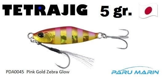 Duo Tetra Works Tetrajig 5gr. Pja0045 / Pink Gold Zebra Glow