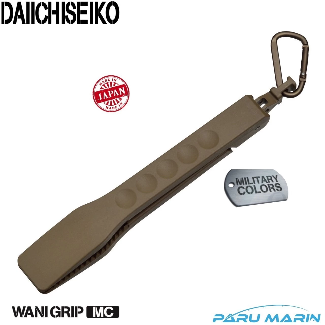 Daiichiseiko Wani Grip Mc Balık Maşası 26 Cm Dark Earth