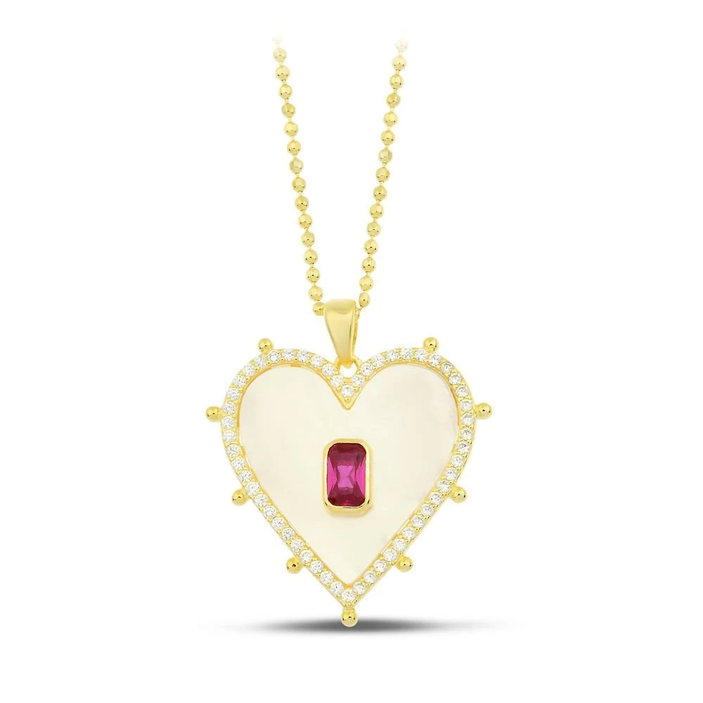 Mother Of Pearl Necklace 925