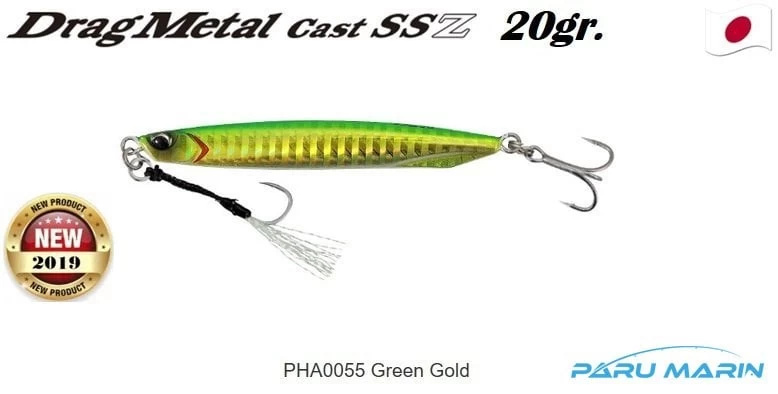 Duo Drag Metal Ssz Jig 20gr. Pha0055 Green Gold